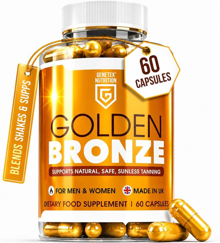 Golden bronze tanning pills - bronze,
